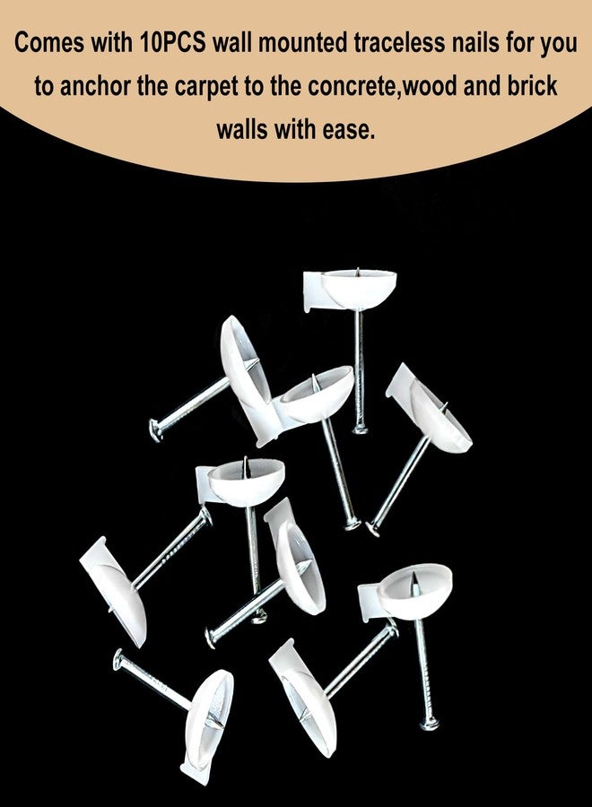 Rainmae 70.9"x 15.7" Thickened Extra Large Cat Wall Climbing Carpet With 10pcs Fixed Nails, Durable Cat Furniture, Scratcher, Scratching Post, Couch Sofa Protector - Image 5